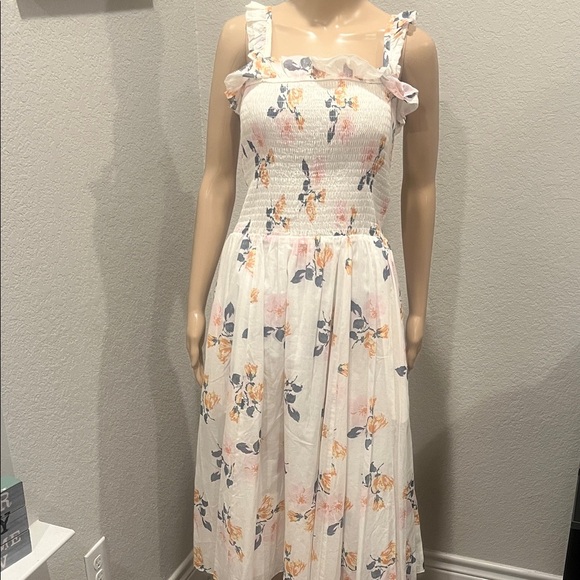 NWOT Polo Ralph Lauren lined Floral  100% cotton Dress w/ pockets. - Picture 1 of 10